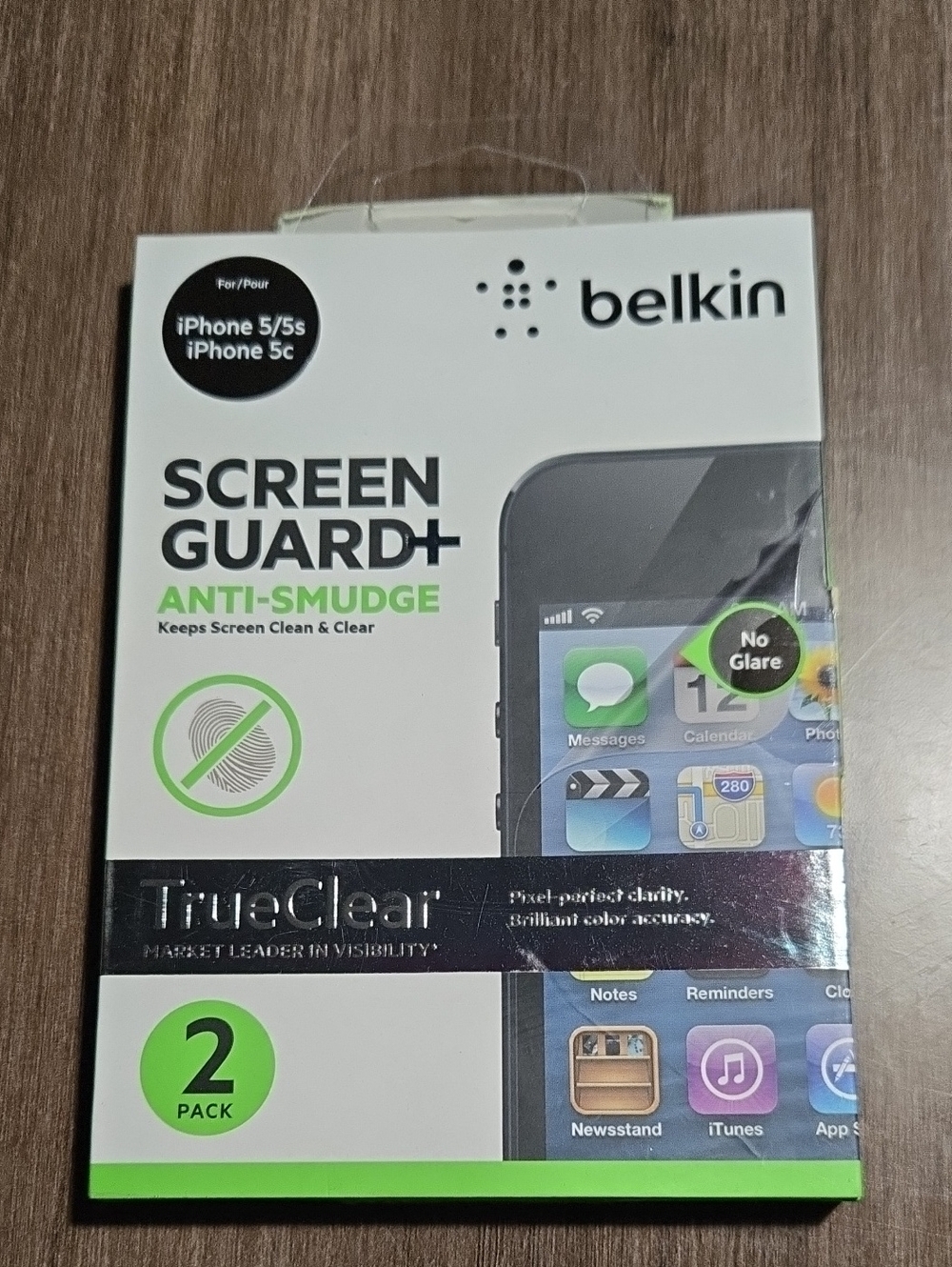 belkin Screen Guard+ Anti-Smudge Screen Protector Pack -iphone 5/5s/5c